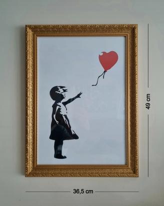 Quadro Banksy Balloon Girl