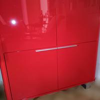 Mobile rosso 100x40x110