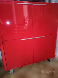 Mobile rosso 100x40x110