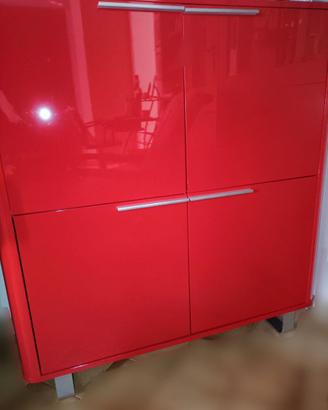 Mobile rosso 100x40x110