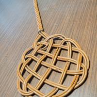 Battipanni in vimini vintage