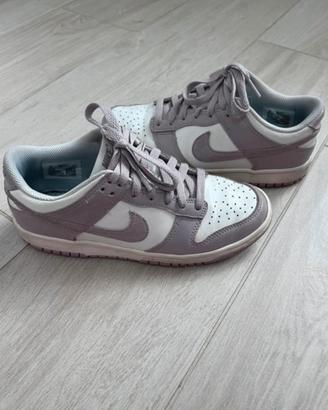 Dunk low, rosa antico e bianche