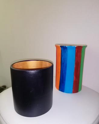 2 vari di terracotta per piante 