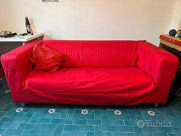 Divano Rifoderato Rosso