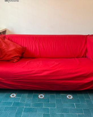 Divano Rifoderato Rosso