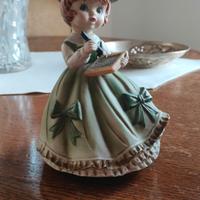 carillon figura bambina in Capodimonte autentico