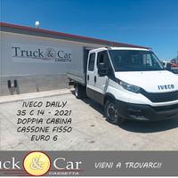 1124 iveco daily 35c14-2021-cassone doppia cabina