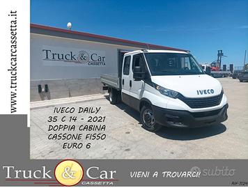 1124 iveco daily 35c14-2021-cassone doppia cabina