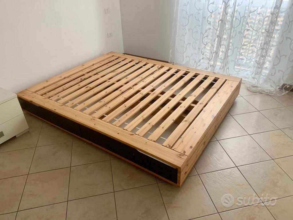 Struttura Letto con cassetti IKEA Mandal 160x202 - Arredamento e Casalinghi  In vendita a Milano