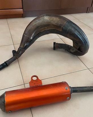 Scarico HGS COMPLETO x KTM, Husqvarna, gas gas