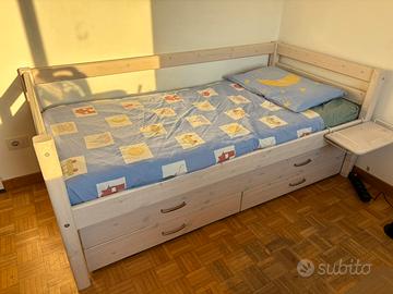 Letto doghe PIRCHER con letto ospite e 2 cassetti