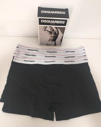 Boxer DSQUARED2 Nero (3 Pezzi) taglia S