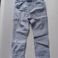 Pantalone cotone leggero a righe