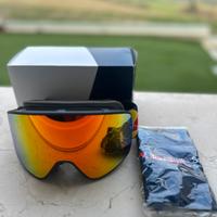 Maschera da sci/snowboard redbull lente magnetica