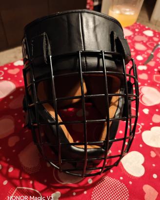 CASCO FIGHTER Nero Leone Sport