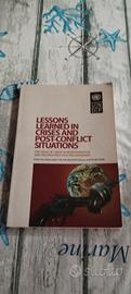 Lessons learned chises and post-conflict situation