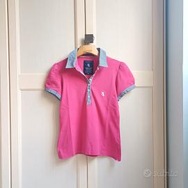 Polo Donna Williams Wilson Taglia L Rosa Cotone