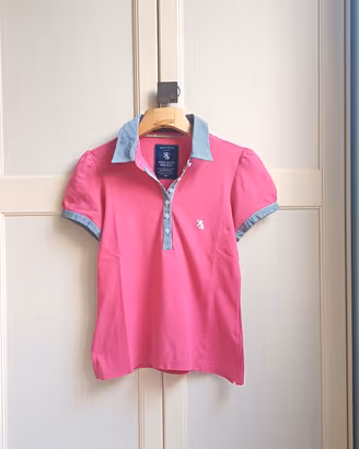 Polo Donna Williams Wilson Taglia L Rosa Cotone
