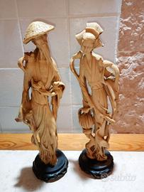 2 Statue orientali