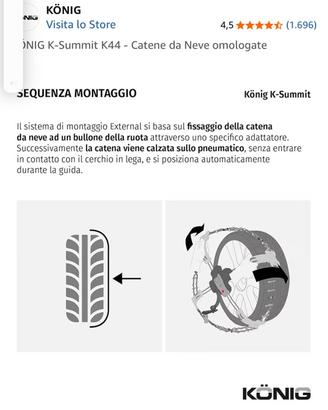 Ragno Catene per gomme
