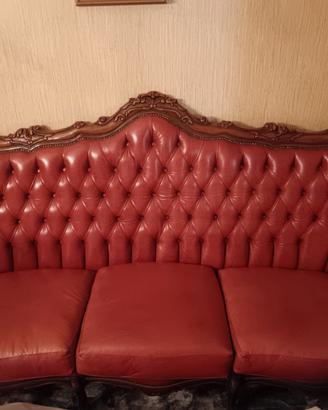 Salotto in pelle