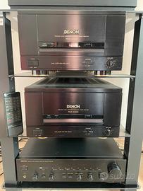 Pre DENON PRA 1500 e ampli mono DENON POA 4400
