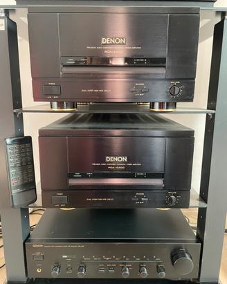 Pre DENON PRA 1500 e ampli mono DENON POA 4400