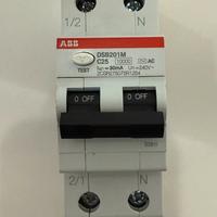 ABB DSB201 M - 1P+N interruttore automatico