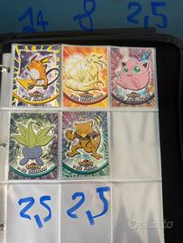 5 carte Topps sbustate Merlin 1 edizione