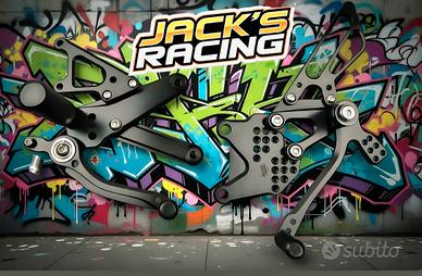 Pedane Arretrate Jacks racing