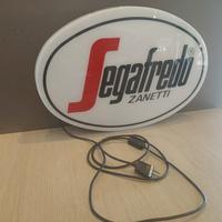 insegna luminosa segafredo