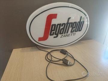 insegna luminosa segafredo