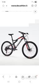 bicicletta b twin  red roket
