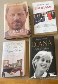 Libri famiglia reale Diana e Harry