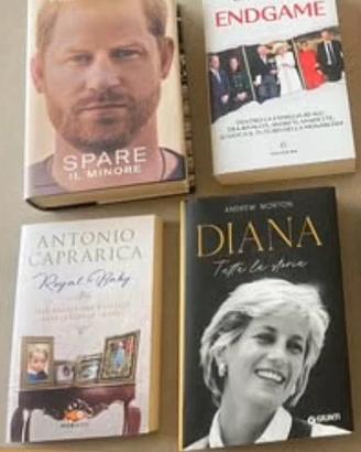 Libri famiglia reale Diana e Harry