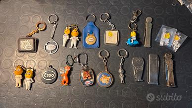 Portachiavi ESSO vintage epoca 1960 1970