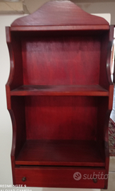 Mensola desing con cassetto in rovere