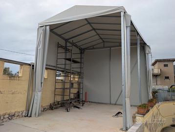 struttura acciaio zincato e pvc 600x475xh500