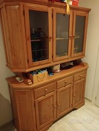 Credenza panca angoliera legno massello