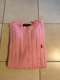 Maglione polo ralph lauren taglia L rosa