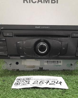 AUTORADIO MP3 AUDI A4 Berlina 8T2035186P (07>10)