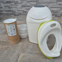 Mangia pannolini + vasca bagnetto + copritazza
