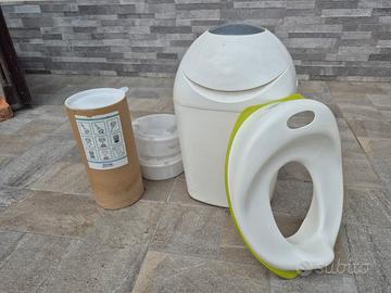 Mangia pannolini + vasca bagnetto + copritazza