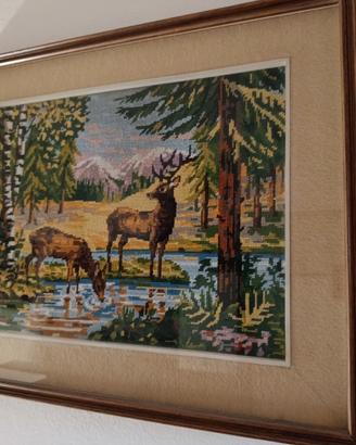 quadro a unto croce con cornice
