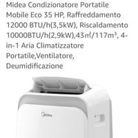 CLIMATIZZATORE  MIDEA ECO 35 H/P nuovo lug-2024