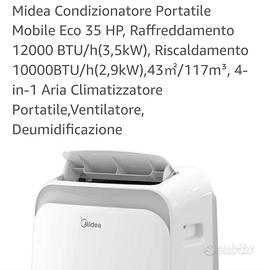 CLIMATIZZATORE  MIDEA ECO 35 H/P nuovo lug-2024