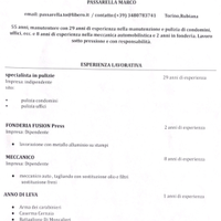 Pulizia, autista, ecc