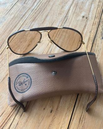OcchialiRay-Ban B&L USA Aviator Leathers vintage n