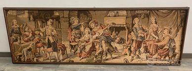 Arazzo con cornice in legno 199x69x4 cm