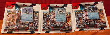 3 Blister Pokémon Scarlatto e Violetto
